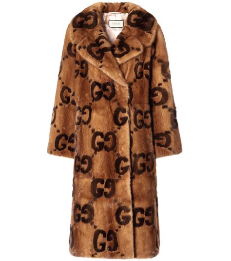 gucci brown fur coat|gucci fur coat vin diesel.